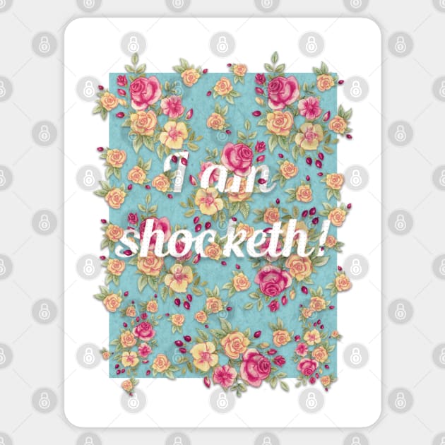 I am shoocketh Sticker by LanaBanana